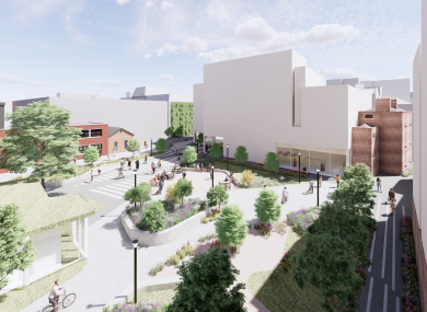 Land Development Agency launches masterplan for Digital Hub site, with 550 new homes planned