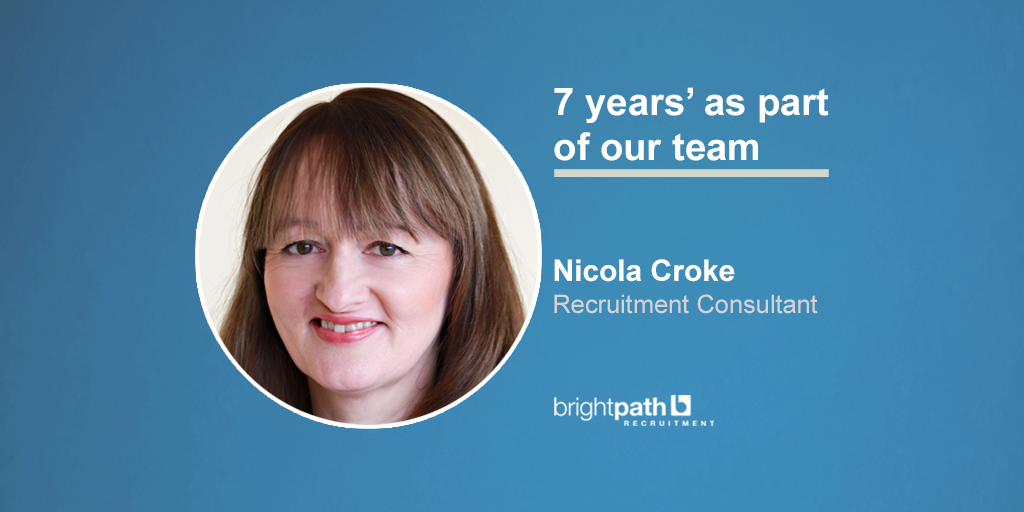7 years’ with Brightpath Recruitment – Nicola Croke